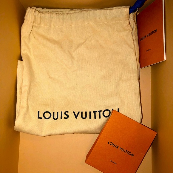 REAL LOUIS VUITTON BRAND New !! Only worn once ! Tennis shoes size 13 - Picture 7 of 9